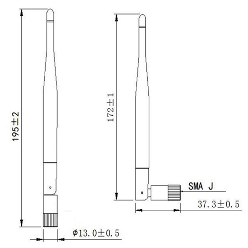 GL-DY436-868 868 Rubber Antenna 