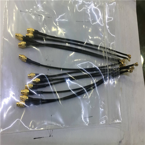 MMCX-UFL cable,RF1.37,black,120mm