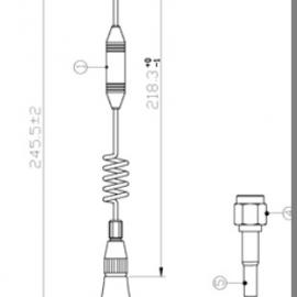 High-gain 5dBi 3G Magnet Antenna 3 Magentic Base GL-DY825