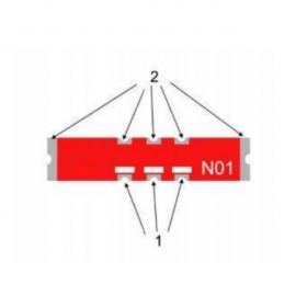 High efficiency 3-5dBi gain 4G/3G SMD patch antenna GL-OAN01