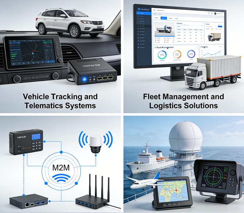 GL-DY070 integrated antenna technical specifications diagram showing multi-system integration