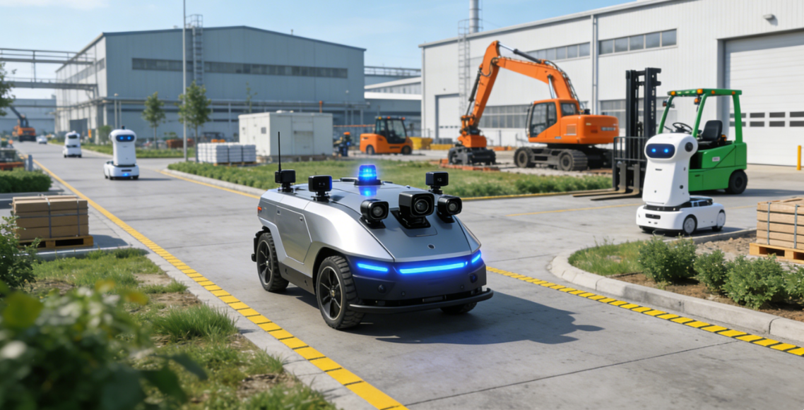 Autonomous ground vehicle using multi-antenna system for reliable LTE communication and positioning in industrial environments