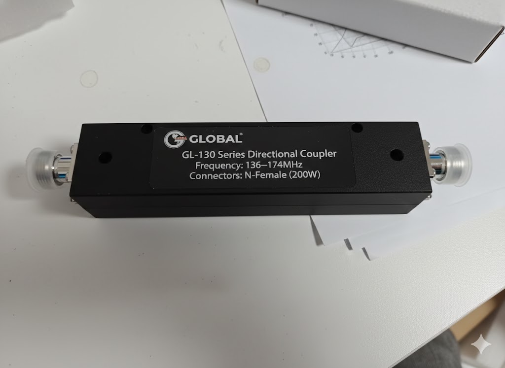 GL-130 Series Directional Coupler 136–174MHz with N-Female Connectors (200W)