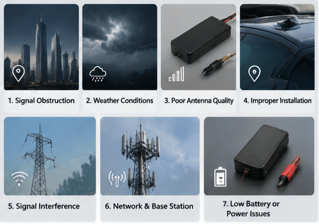 Cause of GPS Tracker signal loss Cause of GPS Tracker signal loss
